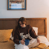 Chocolate Dalmatian Knit