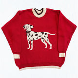 Cherry Dalmatian Knit